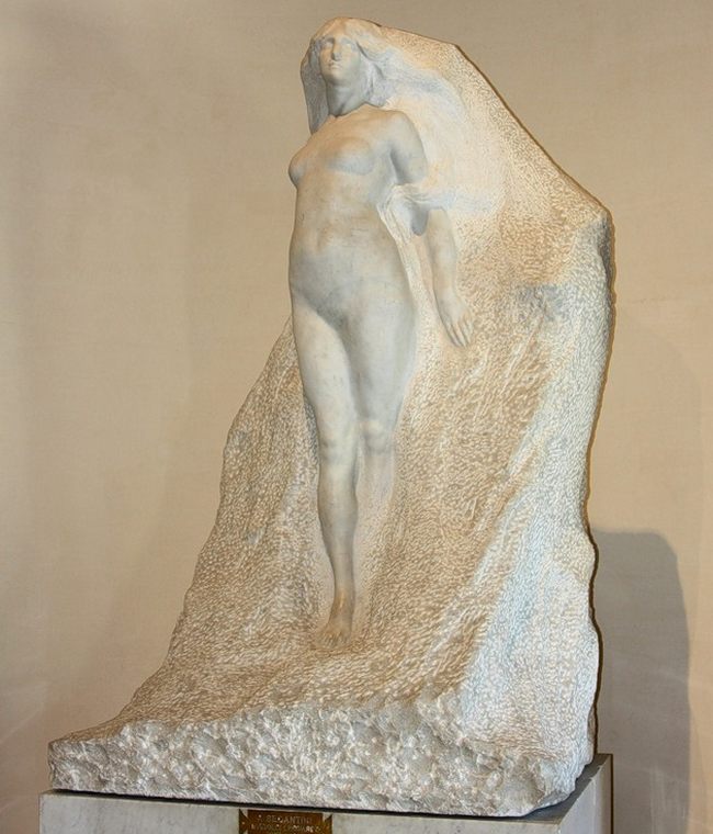 Леонардо Бистольфи. Посвящение Сегантини. 1906 - Галерея современного искусства.