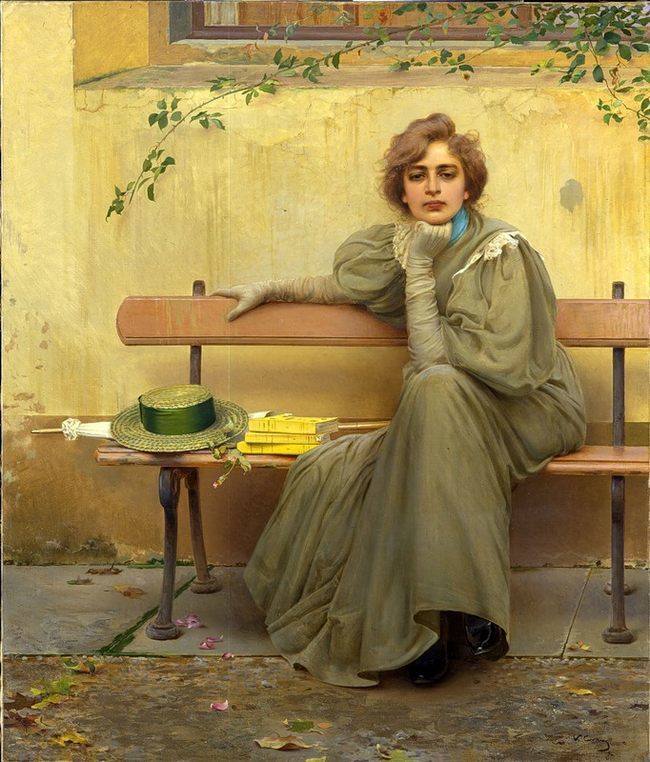 Витторио Маттео Коркосю. Мечты. 1896 - Галерея современного искусства.