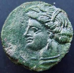 Бронзовая сицилийская монета