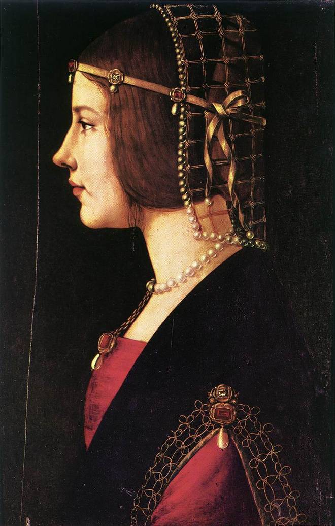 Амброджо де Предис - Портрет женщины - Амброзианская пинакотека