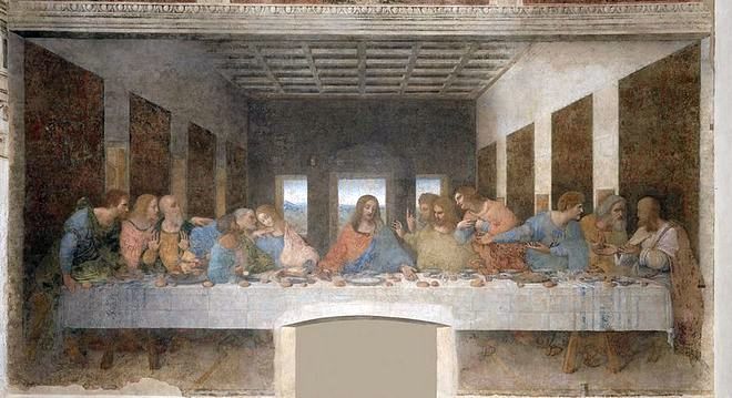 Леонардо - Тайная вечеря (Санта Мария деле Грацие) - Амброзианская пинакотека
