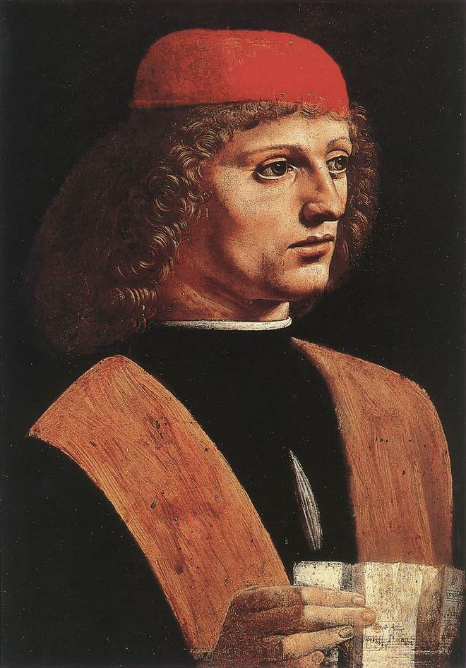 Леонардо да Винчи - Музыкант - Амброзианская пинакотека
