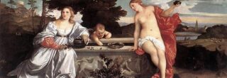 Любовь Земная и Любовь Небесная - Тициан - галерея Боргезе